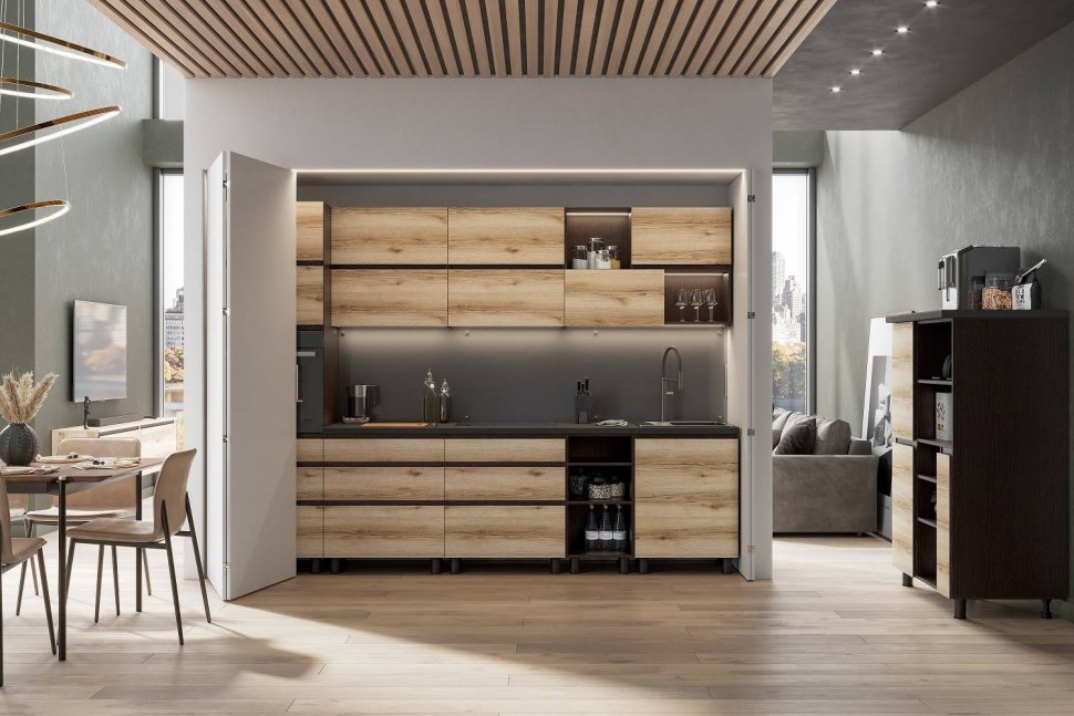 Кухня Берген (Арника) Комплект 2