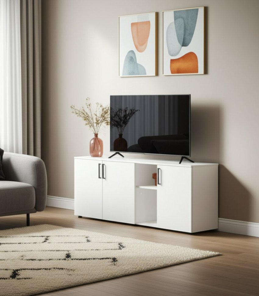 Эйр тумба под ТВ 16.55 Белый