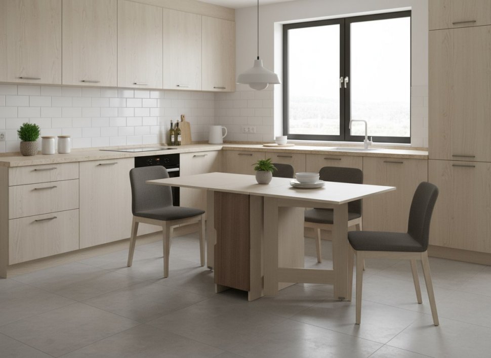 Стол СТ-02 Ясень шимо темный / светлый