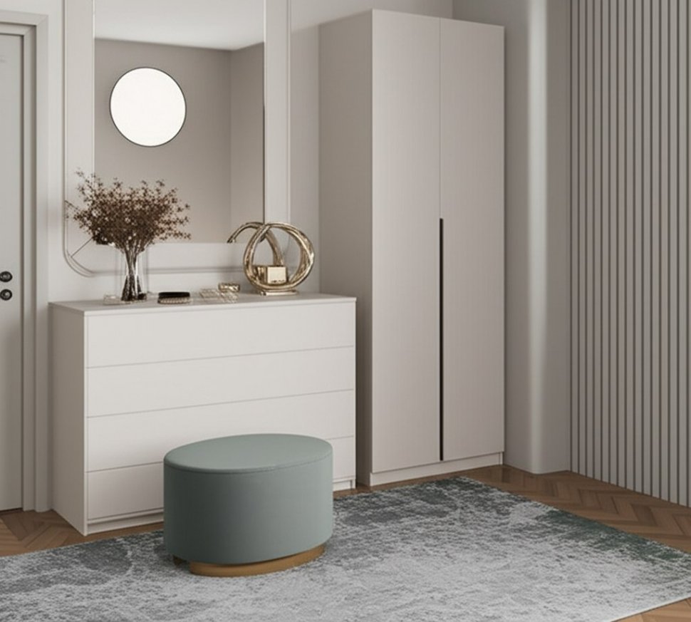 Шкаф распашной с наполнением (5 полок) ШК 5 (800), Меланж