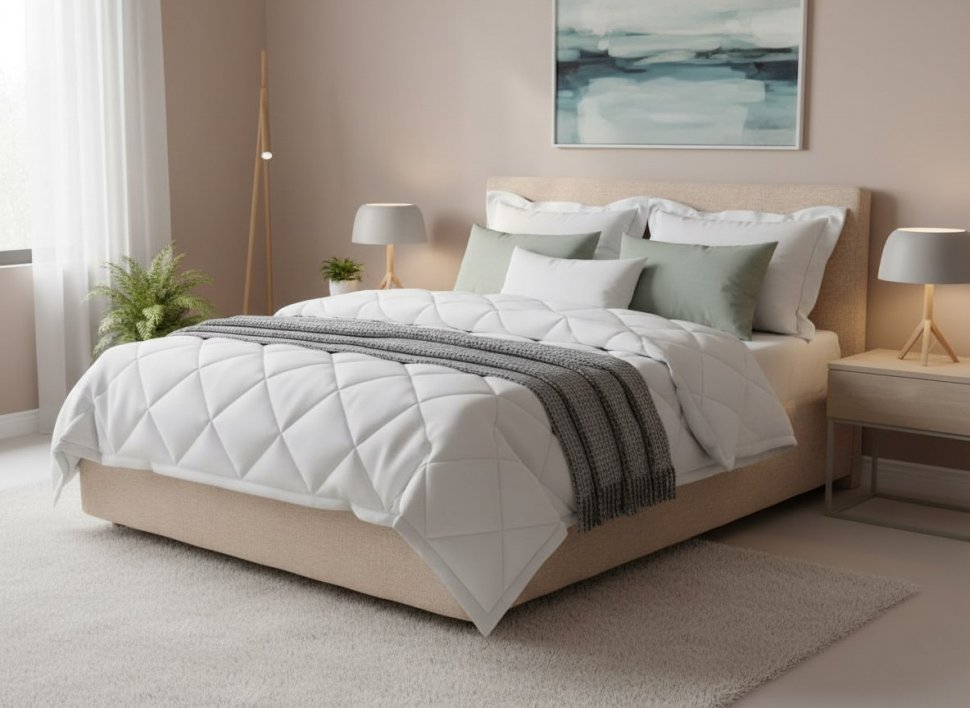 Кровать Nova 1600 с под. механизмом / бежевый №4