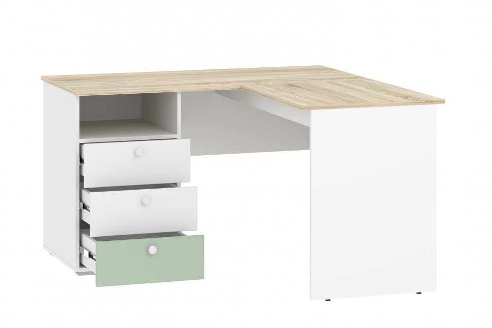 Детская Банни-1 белый/дуб сонома/макарун