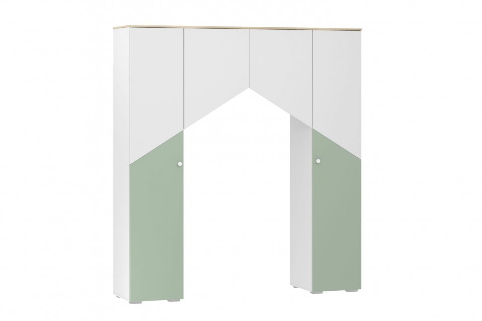 Детская Банни-1 белый/дуб сонома/макарун