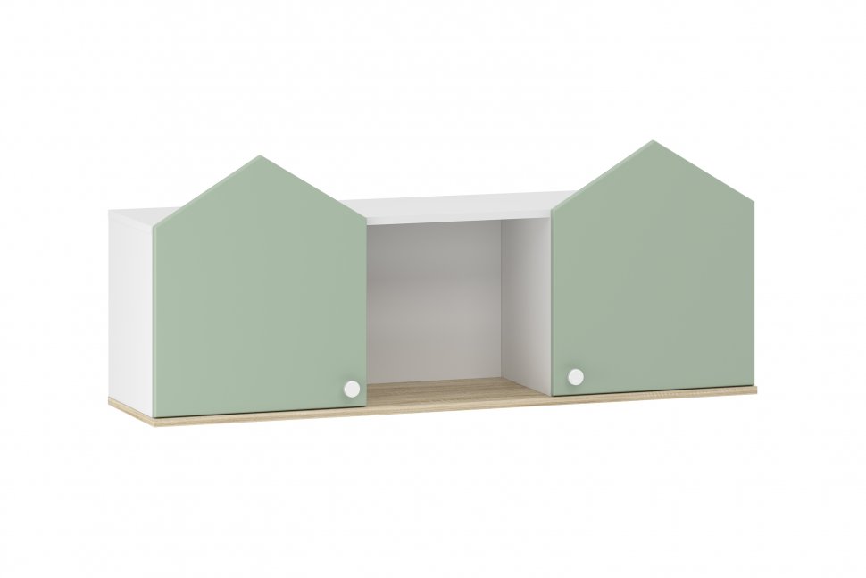 Детская Банни-1 белый/дуб сонома/макарун