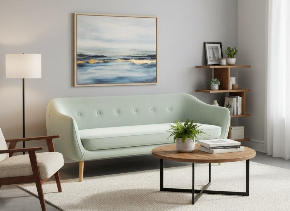 Диван Ланкастер 36т СК Модель 066 / Велюр Вивальди 9