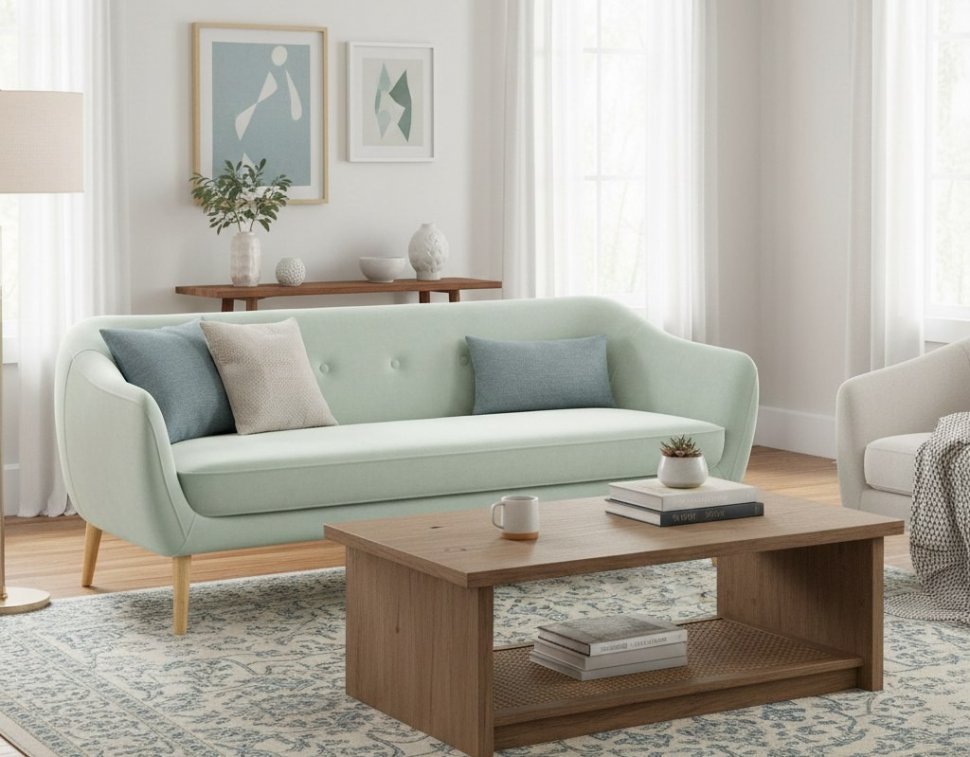 Диван Ланкастер 36т СК Модель 066 / Велюр Вивальди 9