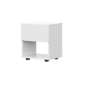 Тумба с ящиком Страйк (Арника) Белый текстурный