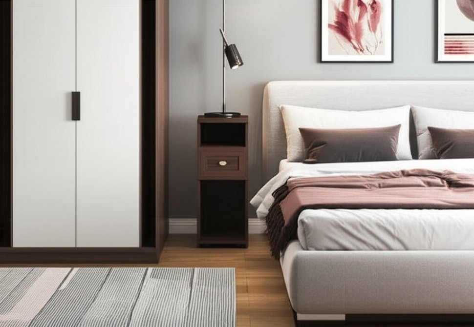 Тумба прикроватная высокая Sherlock 51 Орех