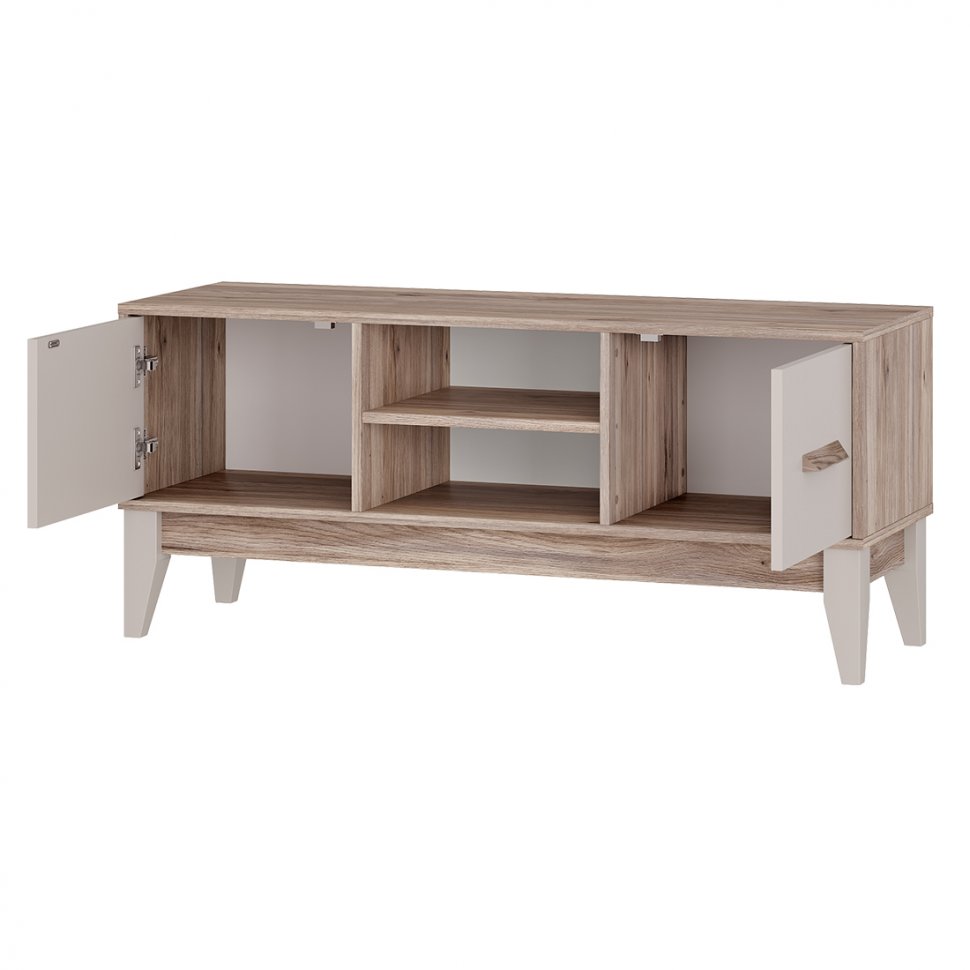 Тумба под ТВ Скандика ТБ-08 (Дуб смоки / Кашемир)