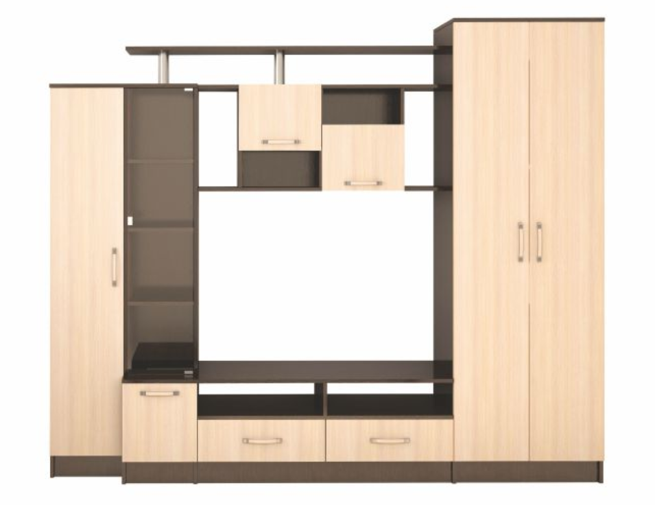 Стенка для гостиной Оскар-5 ТЭКС (Венге)
