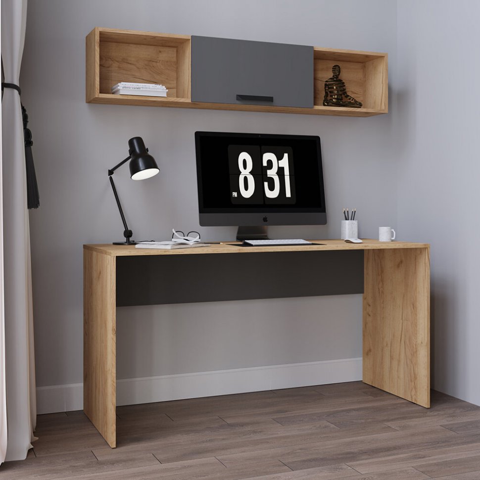 Кабинет Квартет-13 (ТЭКС) Графит серый Комплект 1