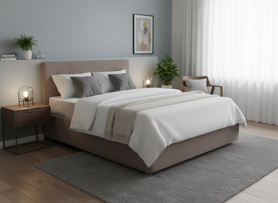 Кровать Nova 1600 с под. механизмом / какао №8