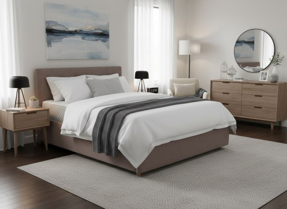 Кровать Nova 1600 с под. механизмом / какао №8