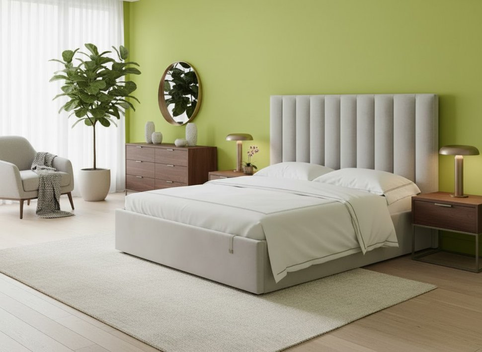 Кровать Ingrid 1600 модель 312 Ультра смог