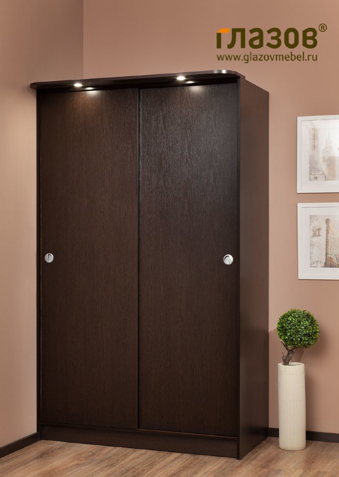 Шкаф-купе Эко 33 Глазов-мебель (с карнизом)