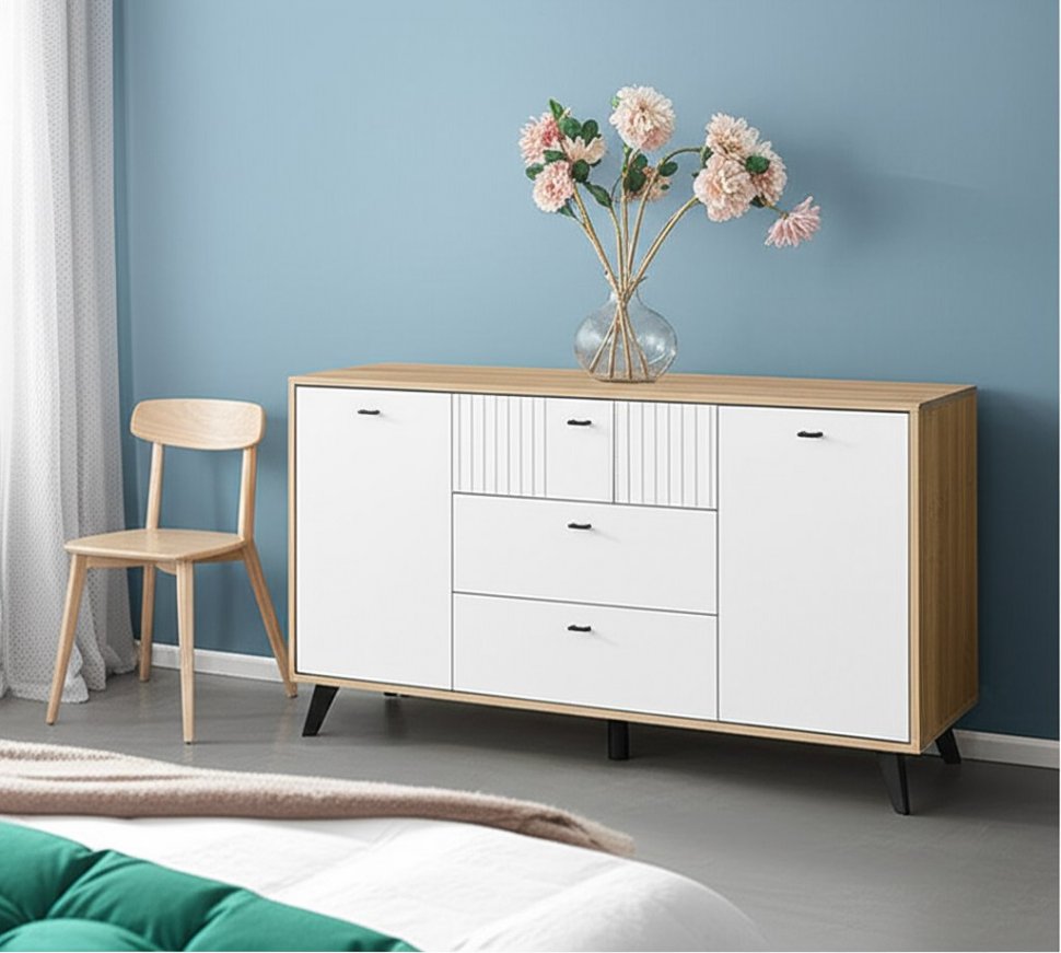 Тумба-комод Милан (SV-Мебель) Белый