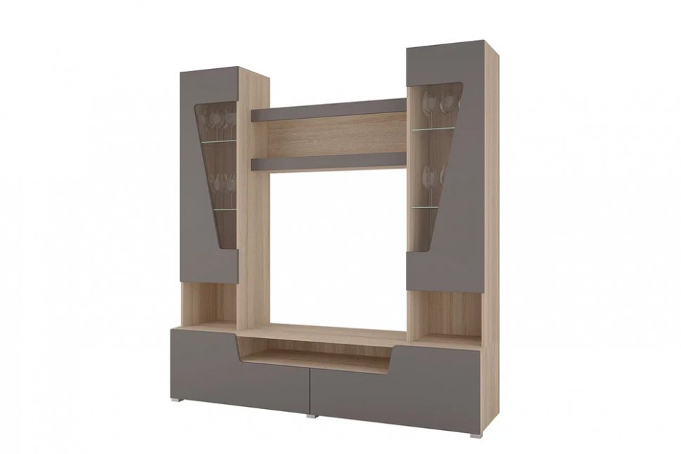 Гостиная Анталия (Горизонт) Графит