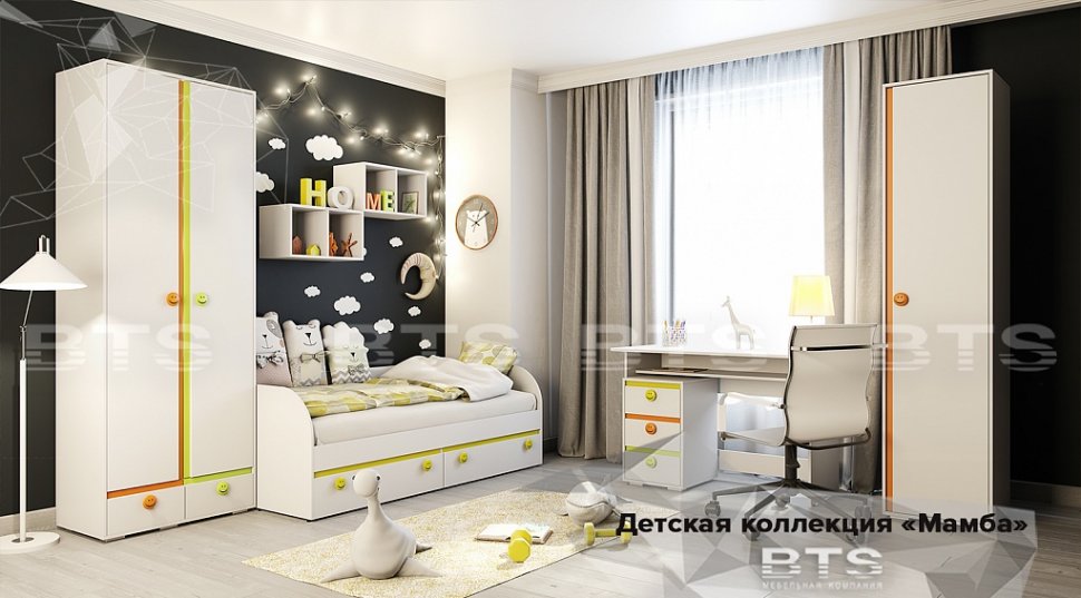 Шкаф 2-х дверный Мамба БТС ШК-15