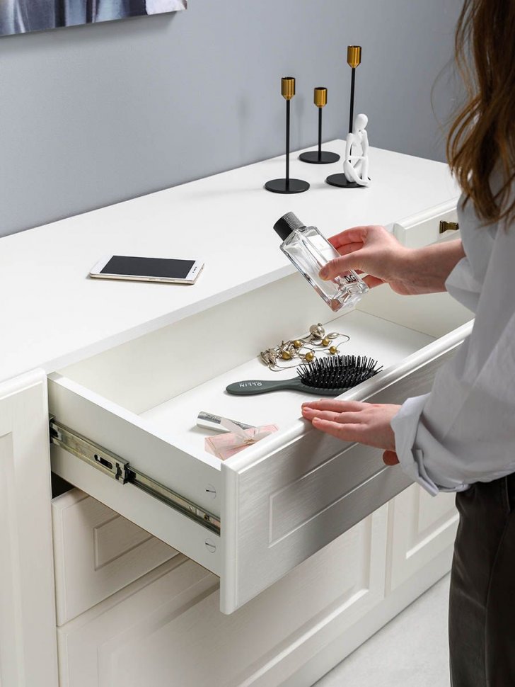 Прихожая Ливерпуль 4 Белый/Ясень ваниль