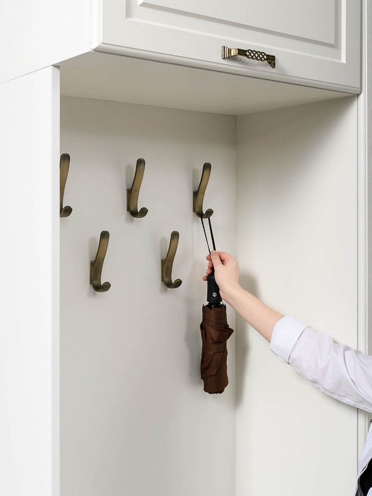 Прихожая Ливерпуль 4 Белый/Ясень ваниль