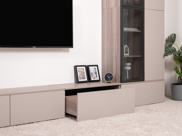 Роквуд тумба под ТВ 16.54.01 Эмили Блаш / Крем