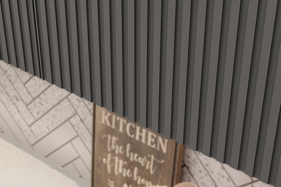 Кухонный гарнитур София 2 м, Белый, Бланж, Графит матовый, Гранит белый