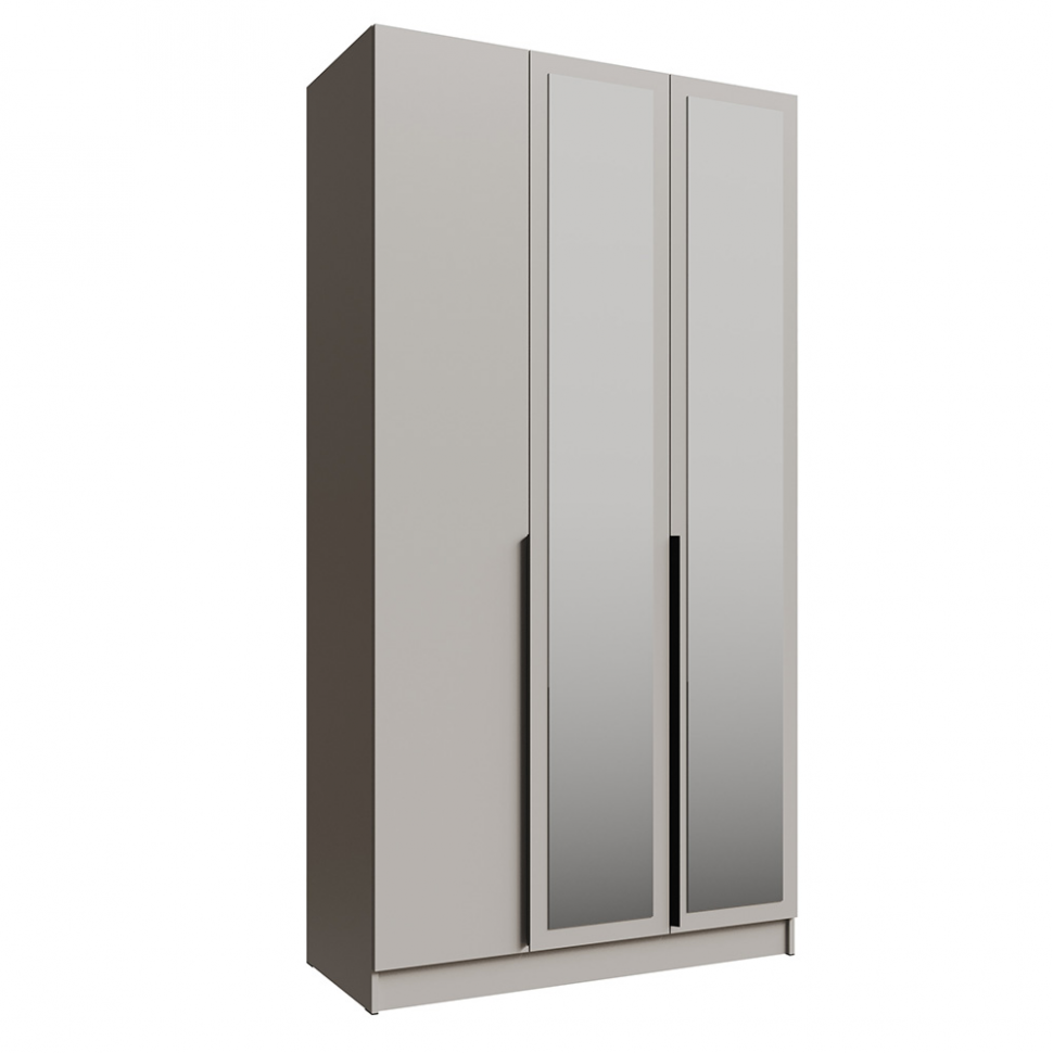 Распашной шкаф с зеркалом Мадрид 1,2, Кашемир