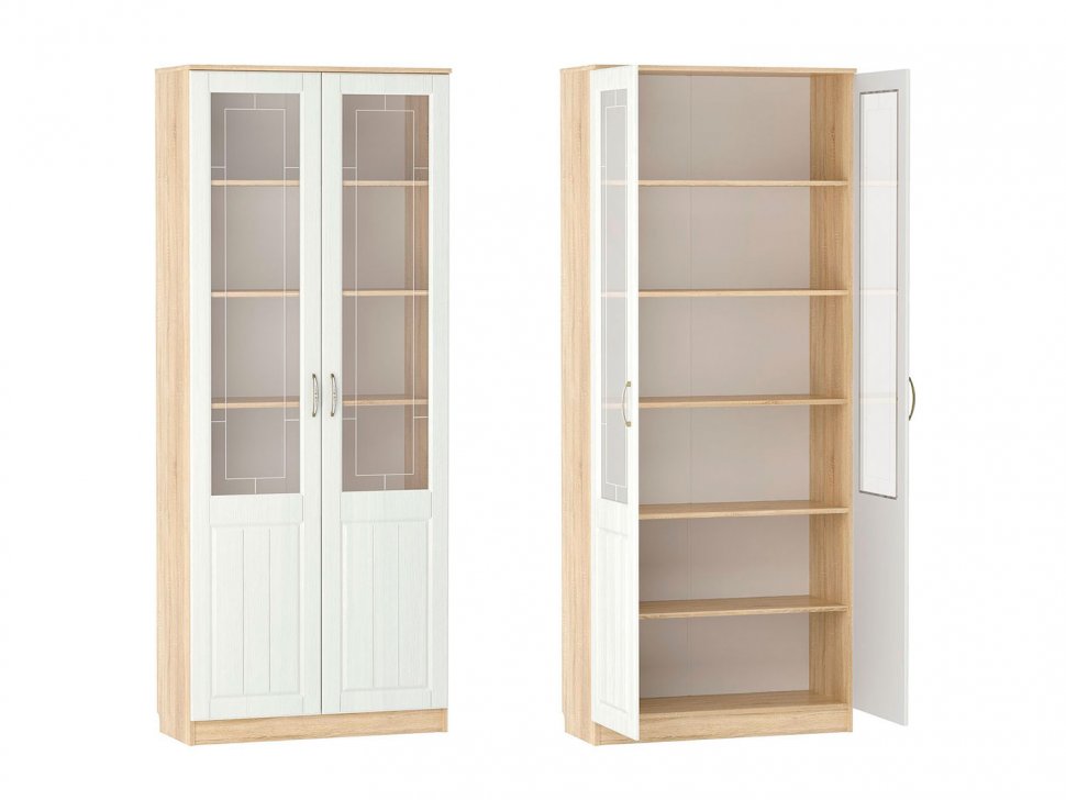 Гостиная Оливия 4 Дуб Сонома/белое дерево