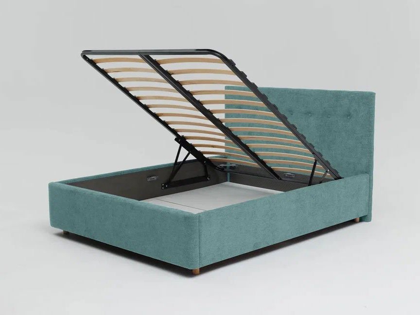 Кровать Nova 1600 с под. механизмом / бирюза №21