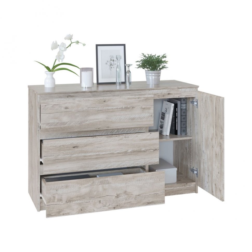 Комод Т-3Р Дуб Юкон