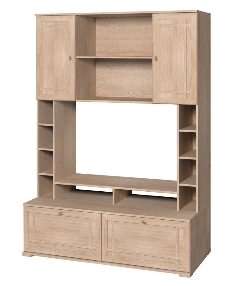 Шкаф МЦН под ТВ Глазов-мебель Sherlock 1 (Дуб сонома)