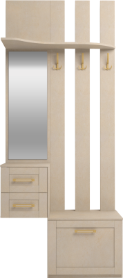 Прихожая Скандинавия-Люкс Ижмебель Компоновка 1