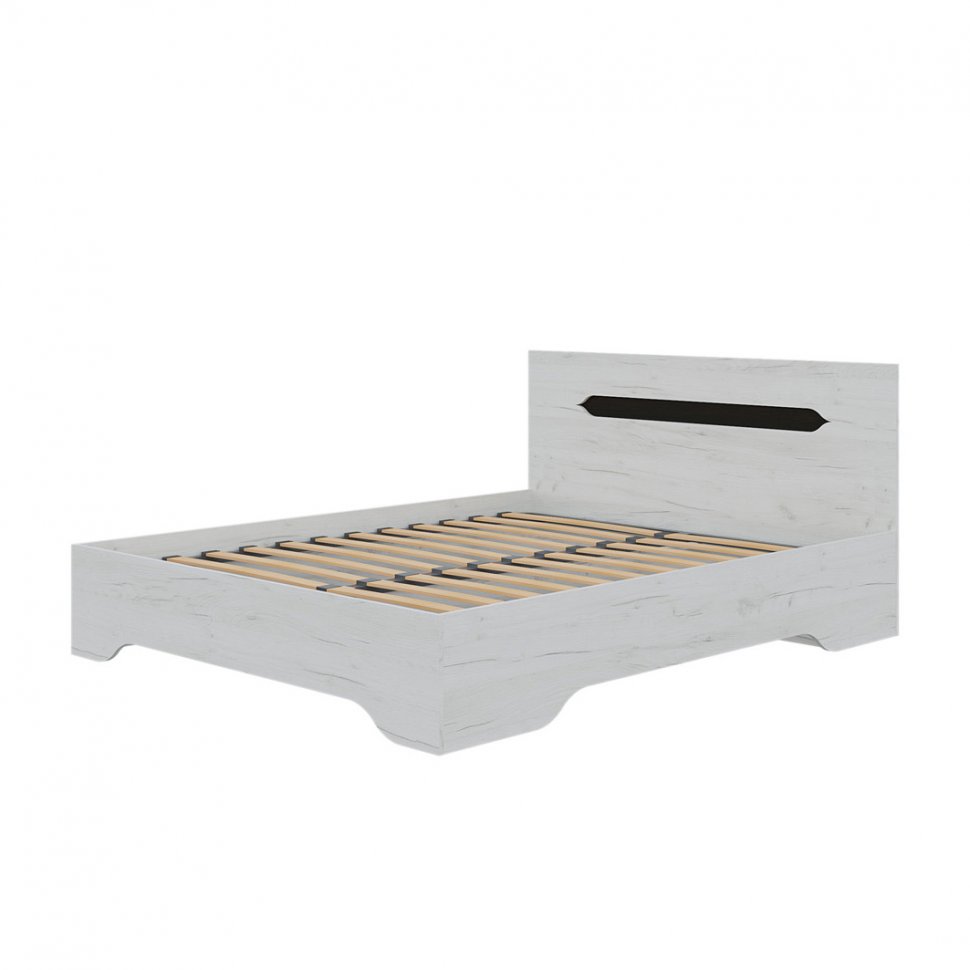 Кровать 140х200 Вега (Горизонт) Крафт белый