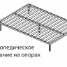 Кровать 160х200 с ортопедическим основанием ЛКР-1 Ливорно DOMANI (Дуб сонома)