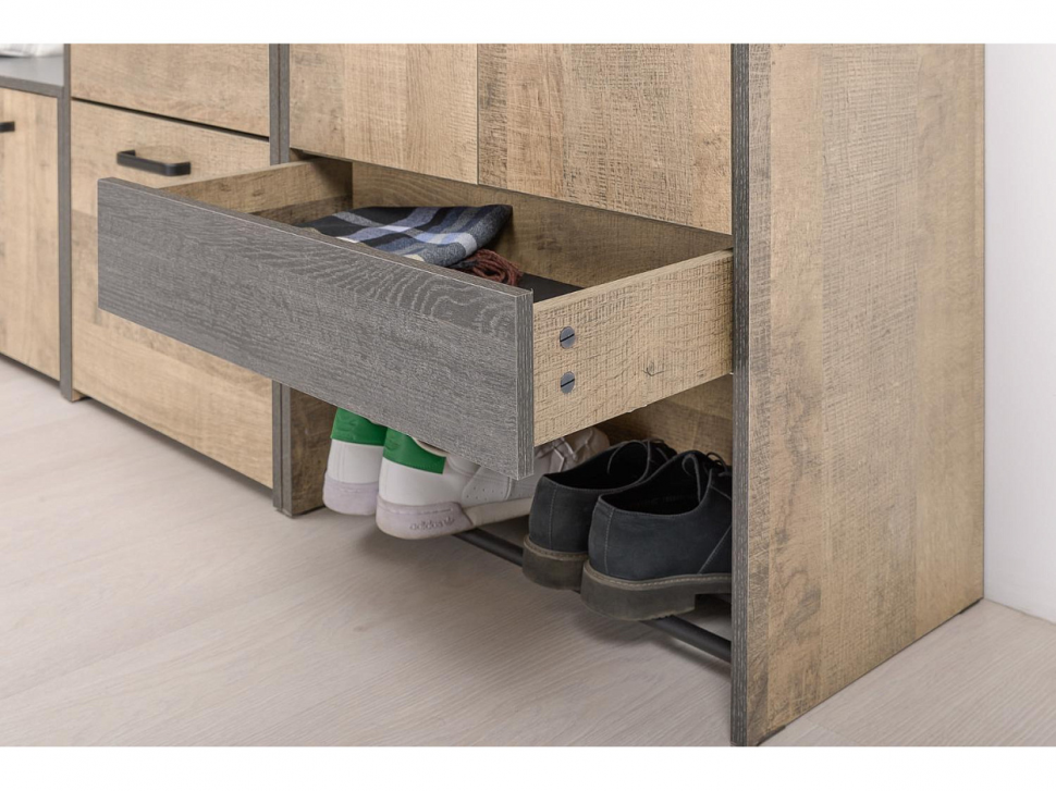 Трувор шкаф для одежды 13.328.02 Дуб Гранж Песочный/Интра