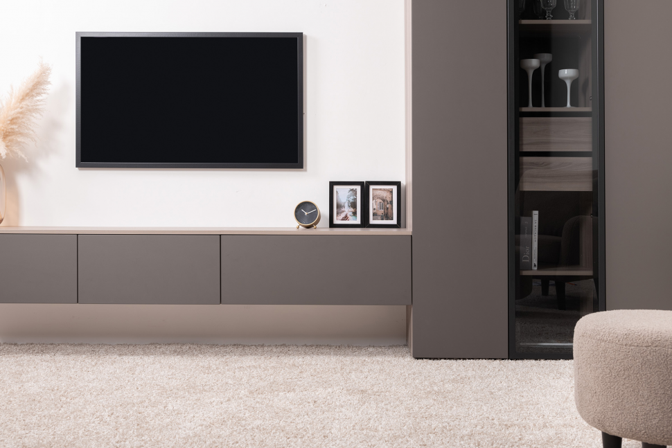 Роквуд тумба под ТВ 16.54.02 Эмили Блаш / Графит