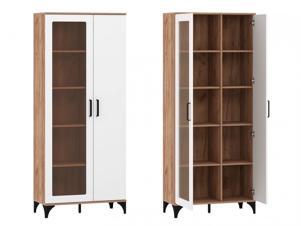 Марсель гостиная комплектация 2 Дуб Крафт табачный/Меренга