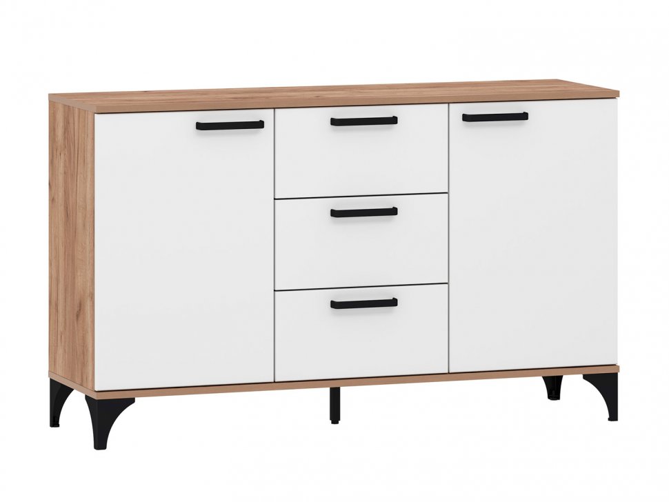 Марсель гостиная комплектация 2 Дуб Крафт табачный/Меренга