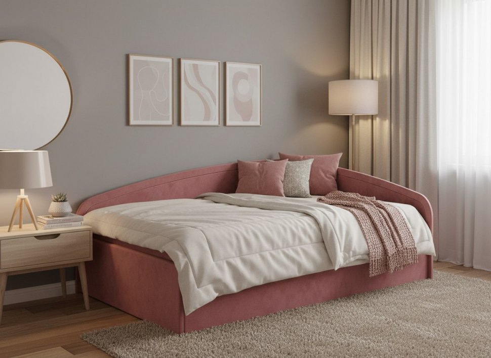 Тахта Адель 1200 модель 061 Ультра Коралл