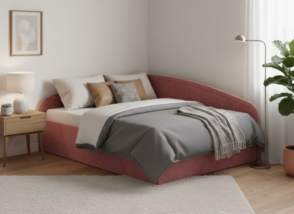 Тахта Адель 1200 модель 061 Ультра Коралл