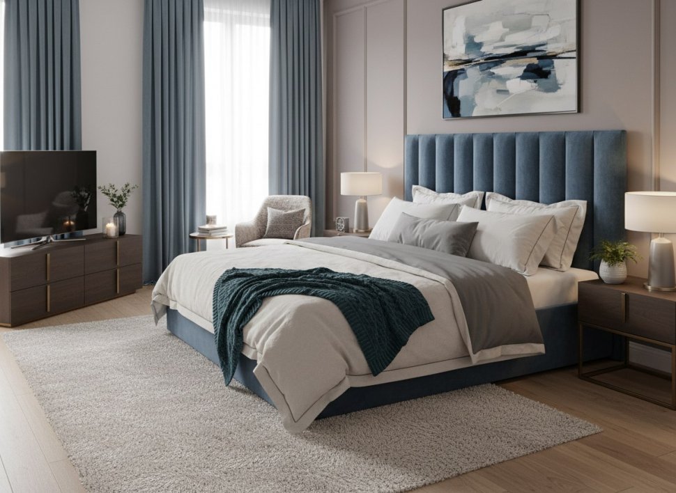 Кровать Ingrid 1800 модель 312 Галакси лайт 22