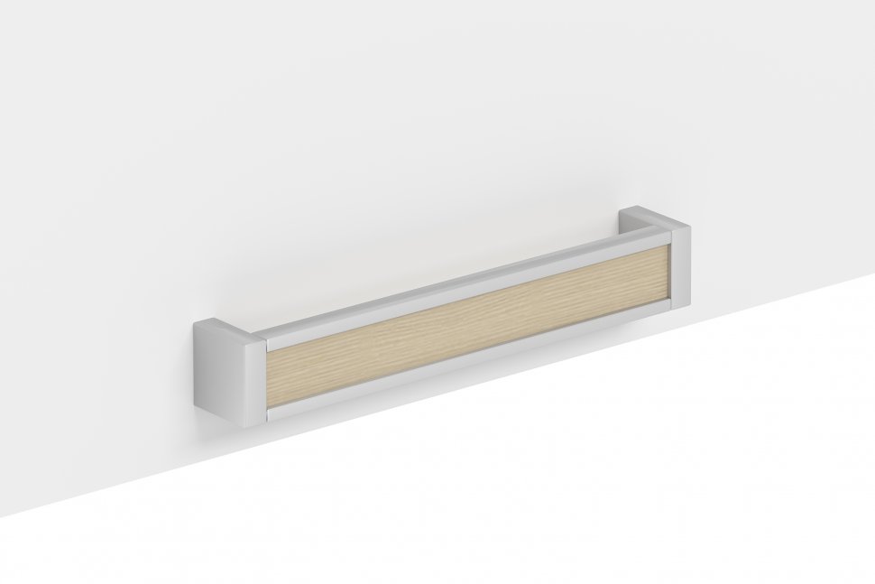 Полка с дверкой НМ 011.38-01 «Фанк» Дуб сонома/белый скандинавский