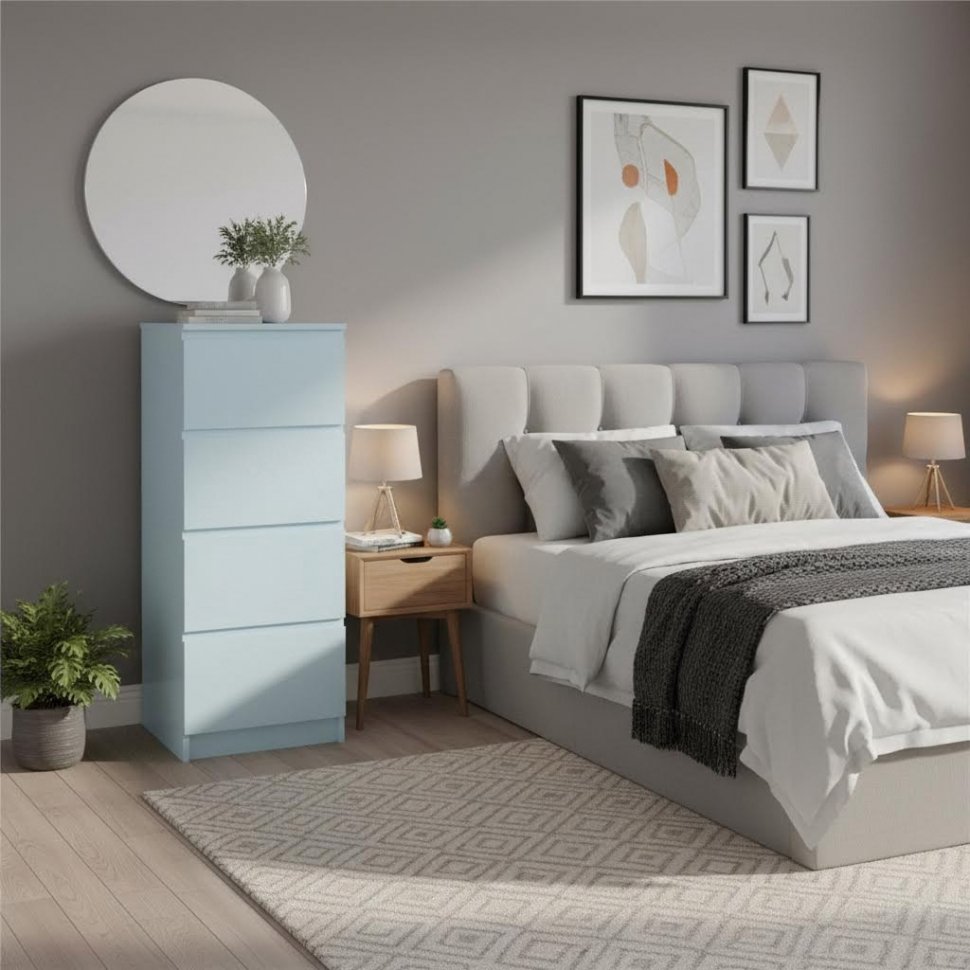 Комод Т-4Р Белый