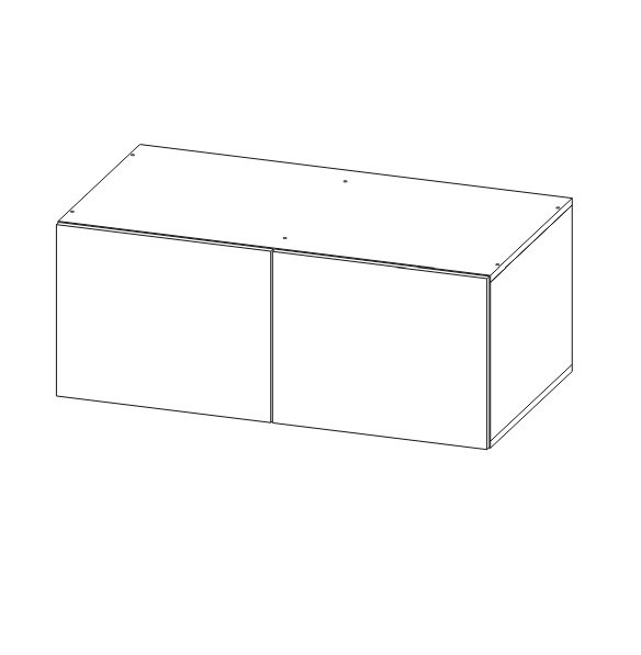 Прихожая Феникс (Северин) Комплект Белый с антресолью