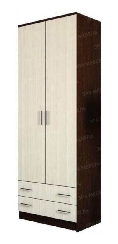 Шкаф двухдверный ДУЭТ Эра (Венге/Лоредо)