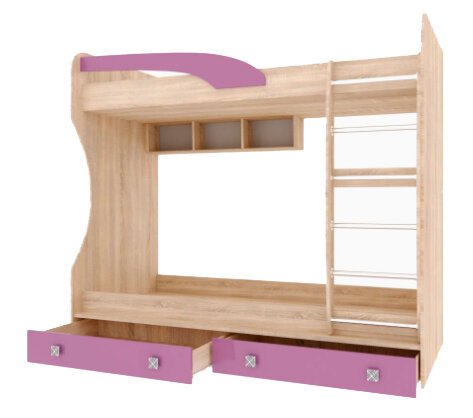 Кровать двухъярусная 80х186 Колибри ТЭКС (Виола)