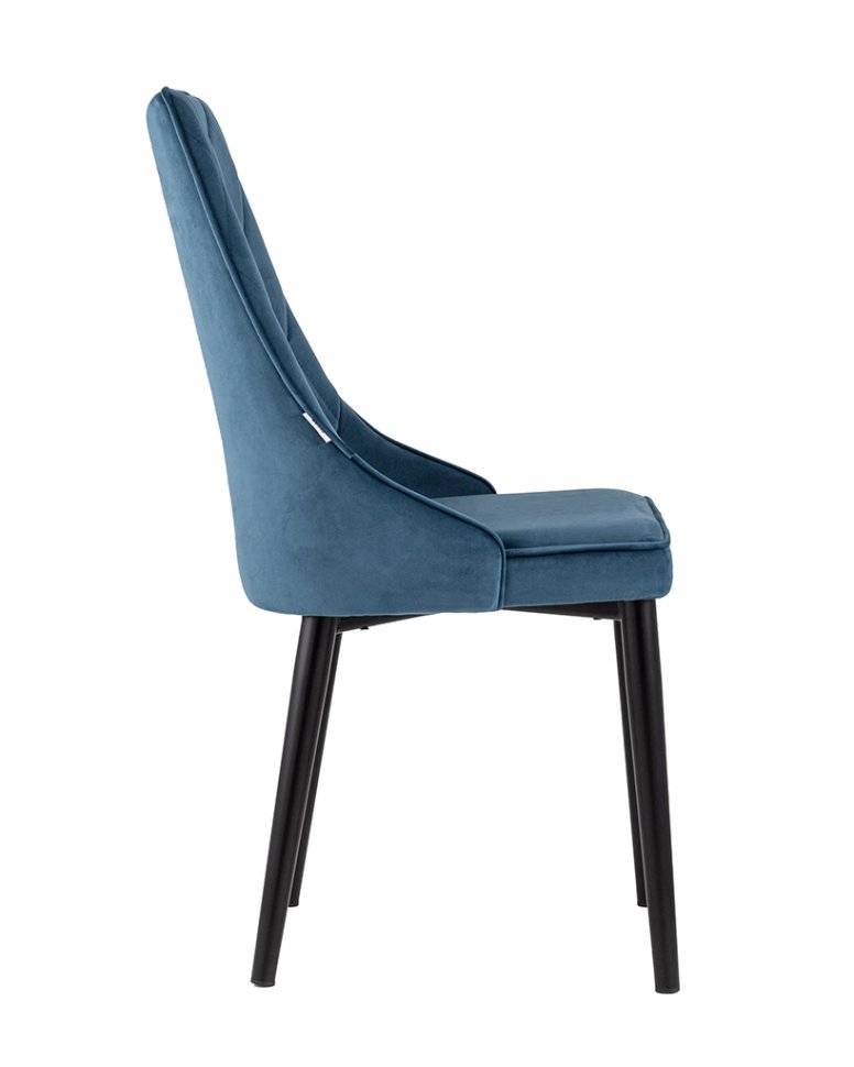 Мягкий стул Версаль (Арника) Велюр пыльно-синий