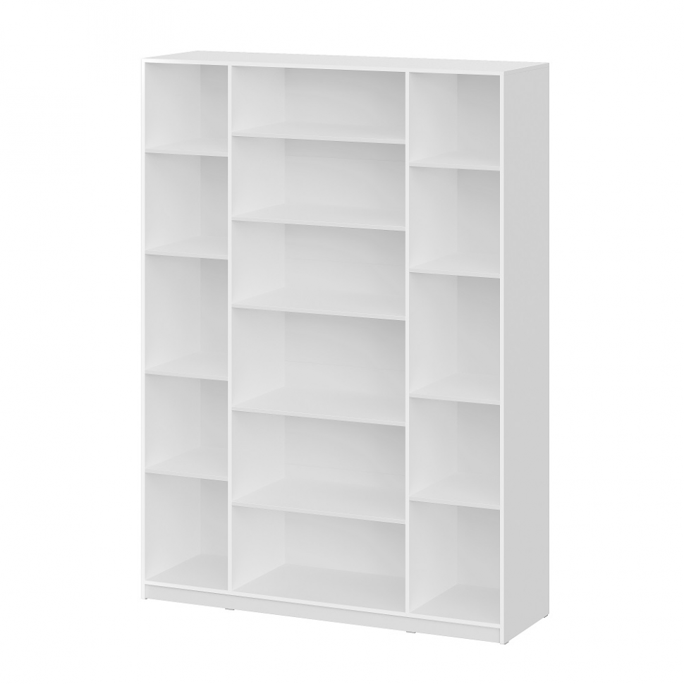 Шкаф распашной с наполнением (13 полок) ШК 5 (1600), Белый