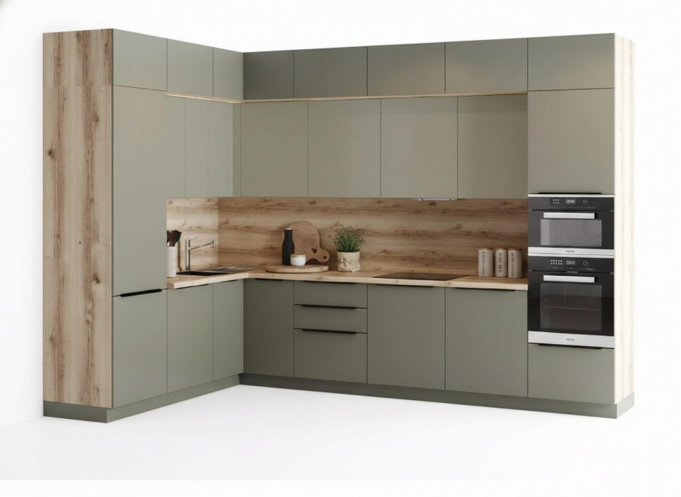 Кухня Норвуд 1 Дуб Делано / Олива