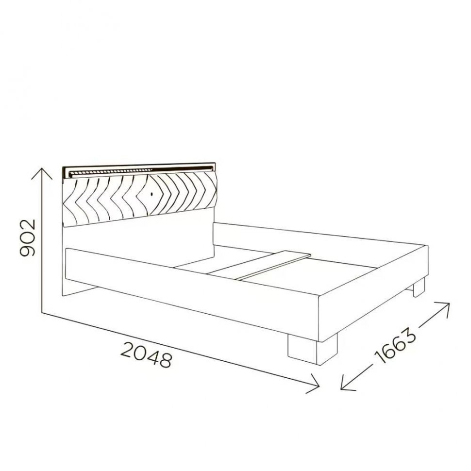 Кровать с ортопедическим основанием Гертруда М9 140х200